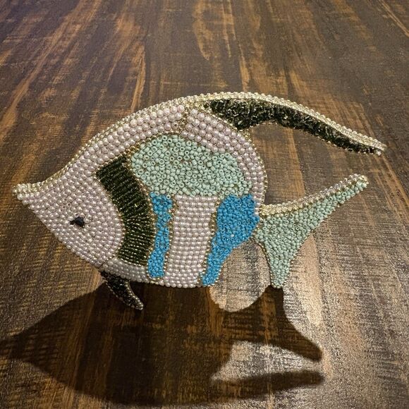Cracker Barrel Beaded Tropical Fish - Picture 5 of 5